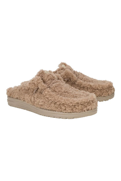 HEY DUDE Wally Slipper Timber Wolf Men's Slippers
