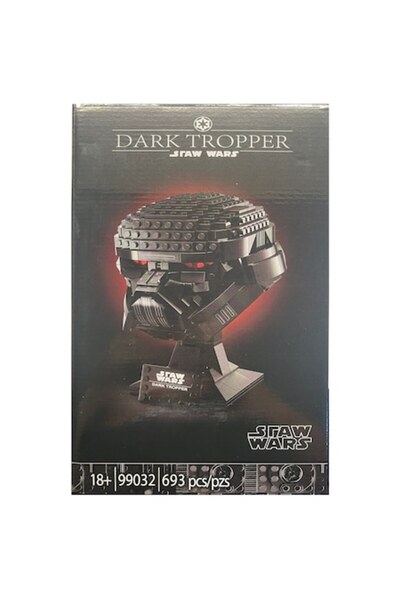 OEM Star Wars Universe Construction Set - Dark Trooper Helmet, 693 pieces