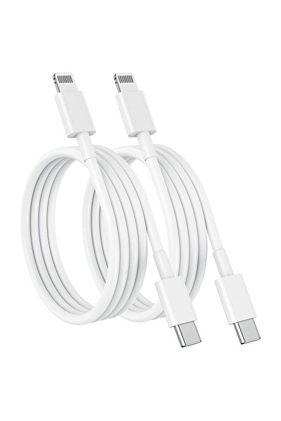 Concretization USB-C to Lightning Cable, MFi Fast Charging, 2m (Pack of 2, 6ft)