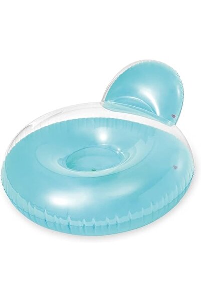 Intex Inflatable Pillow-Back Lounge Chair, PVC, 137 x 122 cm, Blue