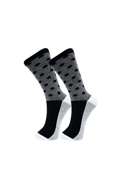 White Leaf Diabetic Care Socks, Black - 1 Pack