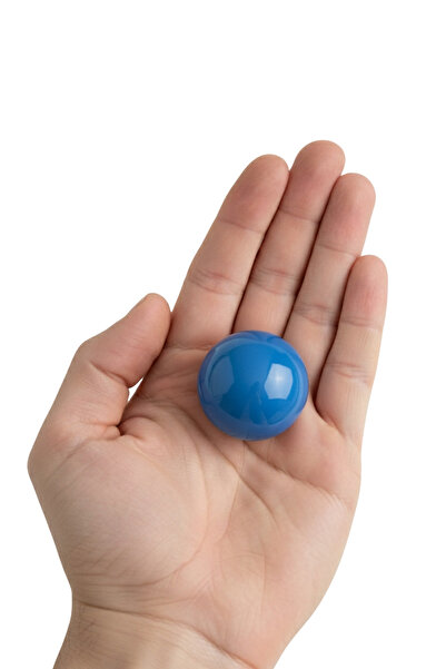 MegaVitrin Porcelain Ball Knob Blue Children's Room Furniture Handle Ceramic Drawer Cabinet Knob