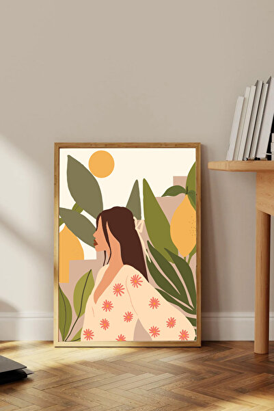 Dekorsiahome One Piece Wooden Framed Living Room Hall Kitchen Painting Tk1642