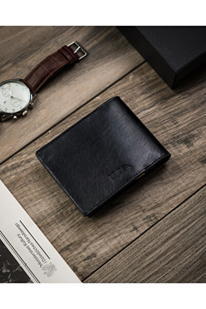 Other Compact men's wallet made of genuine leather - Peterson