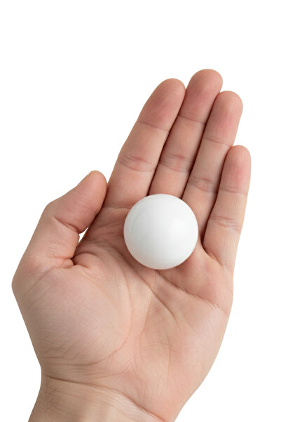 MegaVitrin Porcelain Ball Knob White Children's Room Furniture Handle Ceramic Drawer Cabinet Knob