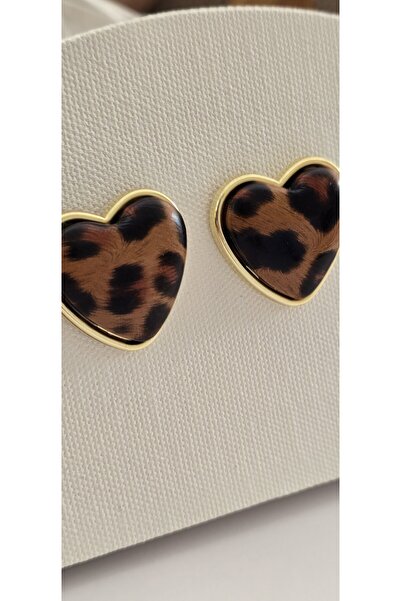 Lion Kalpli leopar küpe