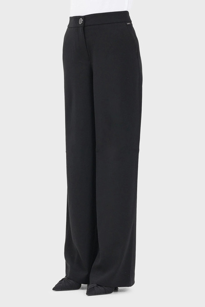 Armani Exchange Wide Leg High Waist Wide Leg Pants Trousers Xw001264 Af16148 Uc001