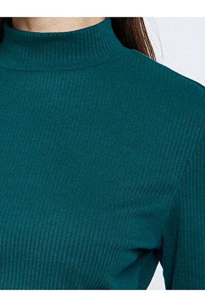 Styli Teal Bell Sleeve Knit Top