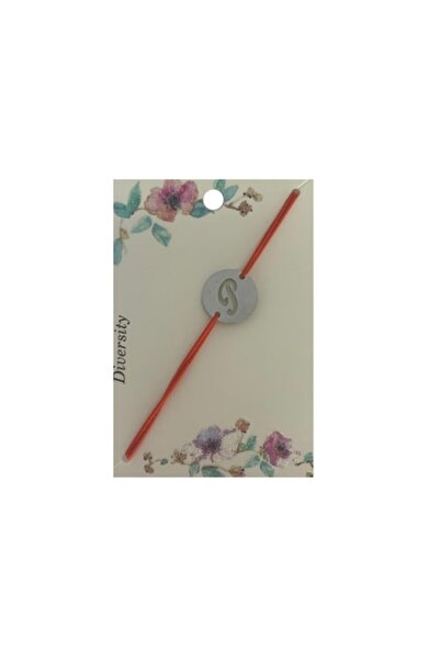 Cadouridiversity Brățară din oțel inoxidabil cu inițiala P (D70-13P)