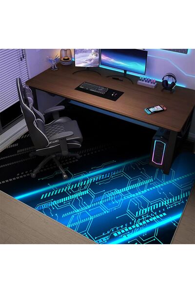 Sumkyle Gaming Rug for Boys Room, Game Console Area Rug for Bedroom Sofa Playroom, 160x120 cm Non Slip