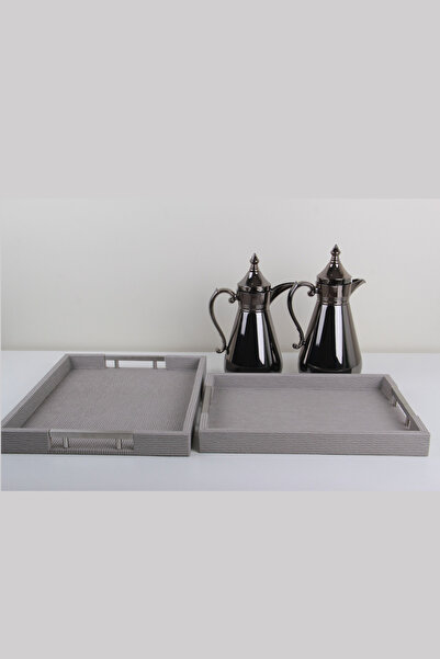 Generic Luxury tea and coffee thermos set + elegant serving trays