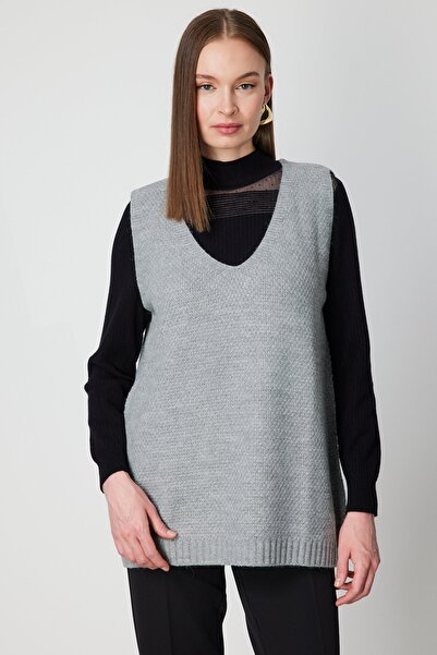 ON V Yaka Triko Süveter