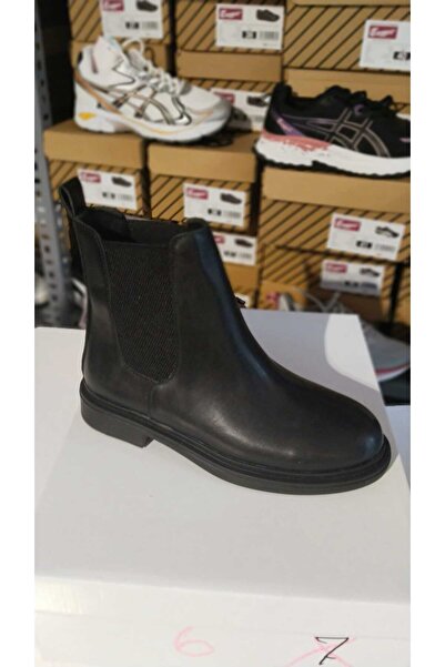 POTEEN Edi Kadın Lastik Detaylı Bot P309-Sİyah