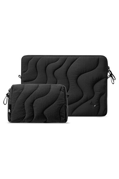Tomtoc Terra-A27 360 Protective Puffy Sleeve for 14-inch MacBook Pro, Quilted Puffer Bag with Tech P