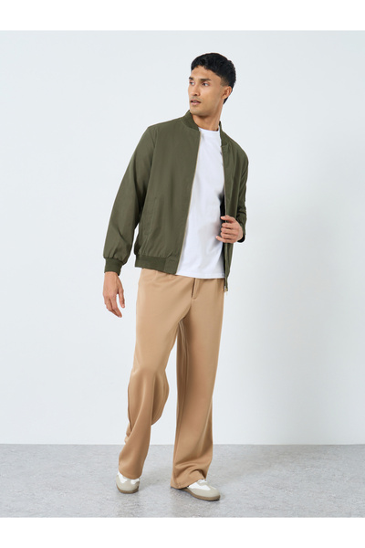 Styli Men Relaxed Fit Bomber Jacket