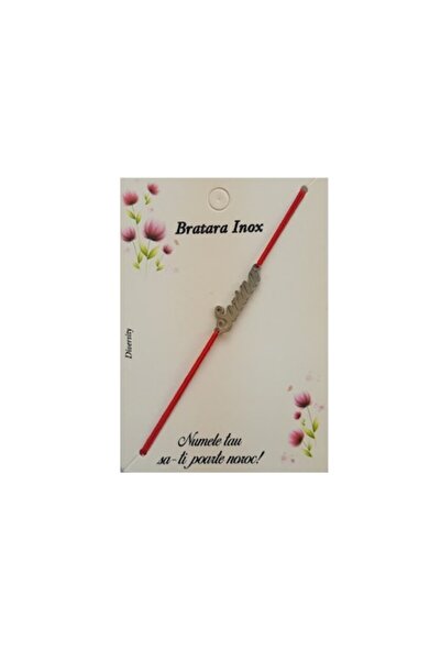 Cadouridiversity Brățară cu nume Sorina, oțel inoxidabil