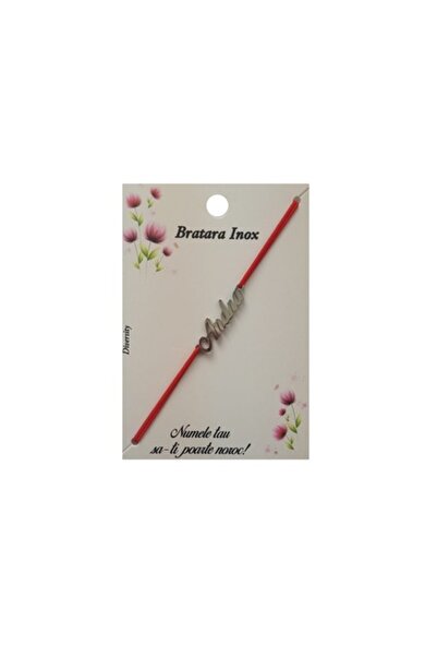 Cadouridiversity Brățară cu nume Andra, oțel inoxidabil