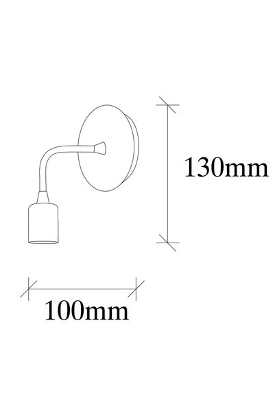 MOİRA Harput Rustic Wood Metal Single Sconce White, Industrial Decorative Wall Lamp Harput-Mr-736