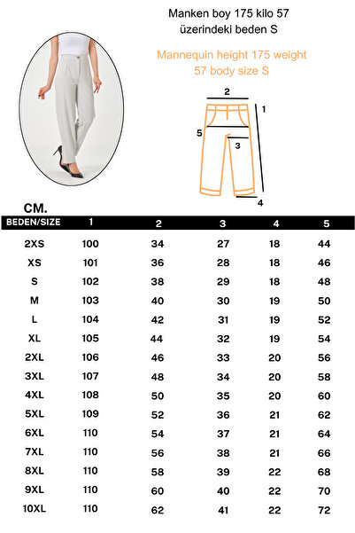 RELAXL High Waist Straight Leg Classic Fabric Pants Women's Ice Gray