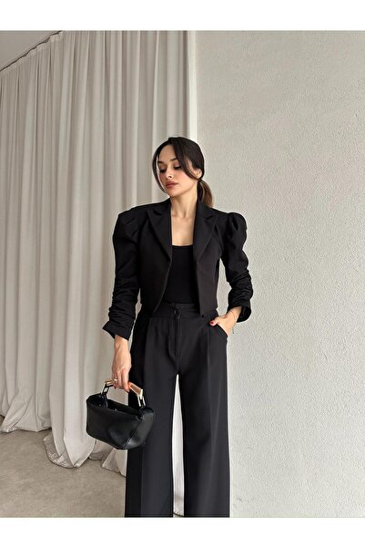 Mooi Butik Merset Suit 8687 - Black