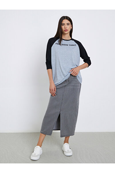 Styli Women Color Block Oversized T-Shirt