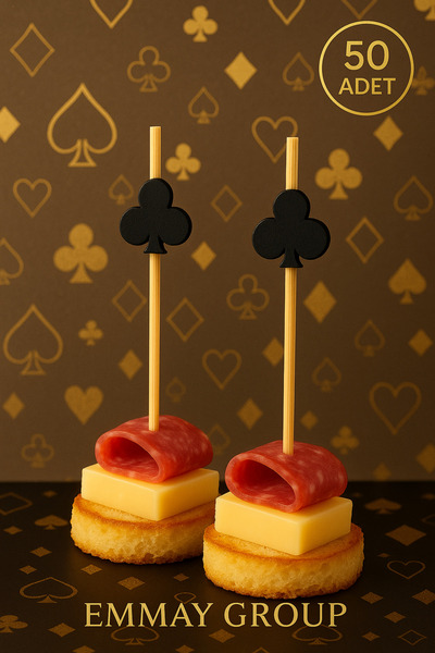 İthal Bambu Sinek Kürdan 12 cm, Parti, Sunum,hamburger, Kokteyl, Renkli, Doğu...