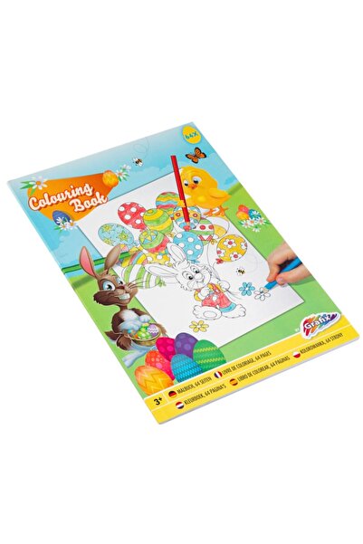 Gift Design Coloring Book – 64 Easter-themed pages, bunnies and decorative eggs