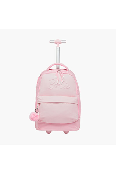 Barbie Mattel Trolley Bag for Girls 8-13 Years with Laptop Compartment