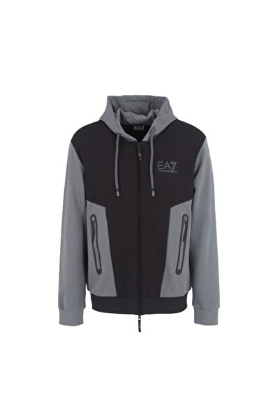 EA7 Bluza cu fermoar M HOODIE FZ BR Barbati