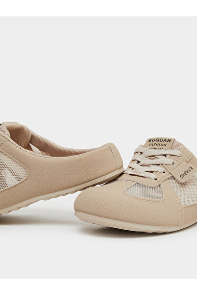 Take Two By Styli Beige Slip On Casual Shoes