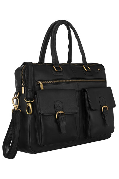 Other Geantă de laptop din piele naturală pentru bărbați - Peterson