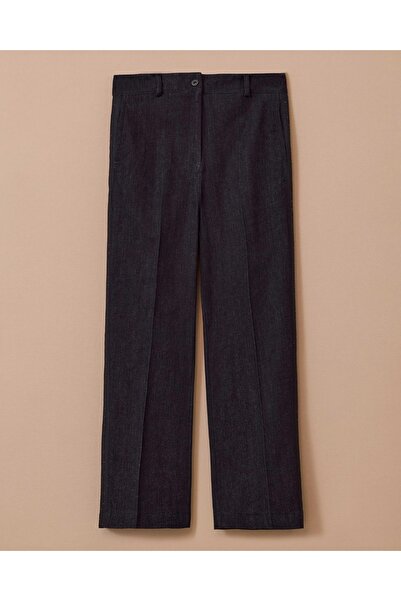 SEÇİL ΝΕΟ ΓΥΝΑΙΚΕΙΟ τζιν παντελόνι με λεπτομέρεια πλισέ μέχρι τον αστράγαλο 10002512211002