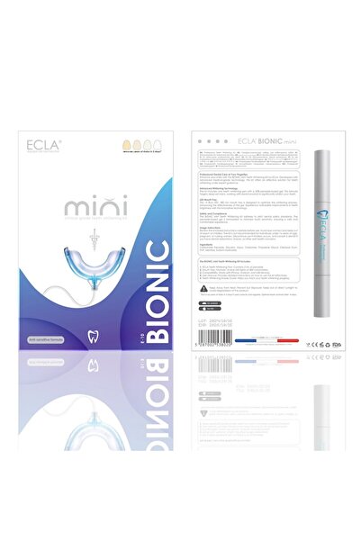ECLA e10 Bionic Mini Teeth Whitening Kit with 32 Blue LEDs, 1 Gel Pen
