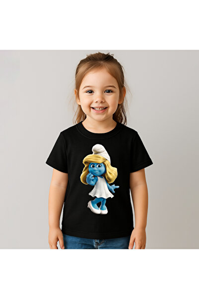 OEM Tricou Copii Fetite Strumfita 100%Bumbac