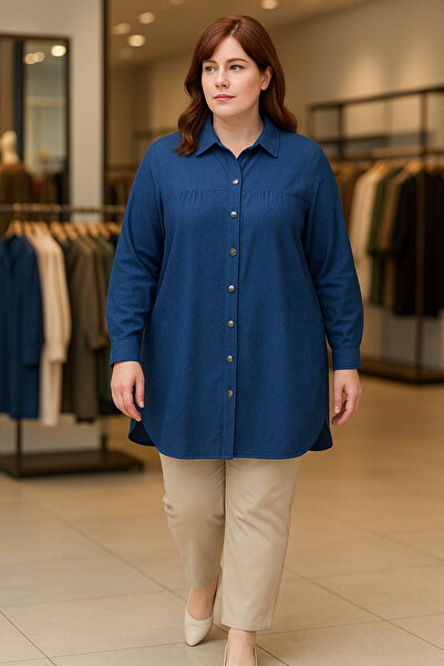 MKLOTUS Zamansız Zarafet Karin Tunik Gömlek