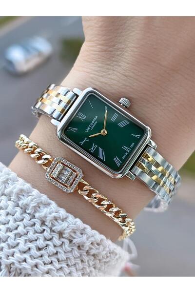 Lee Cooper Small Case Vintage Special Design 2 Years Warranty 3 Atm Women Wrist Watch+Bracelet 08232.270