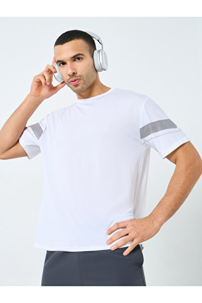 Styli Regular Fit Crew Neck Athleisure T-Shirt