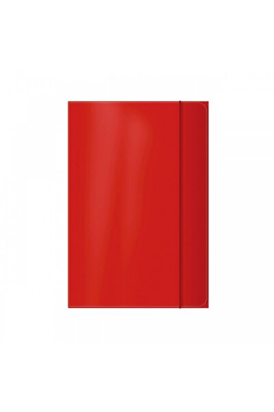 Colorarte Colorarte cardboard folder, laminated, with elastic, A4, red