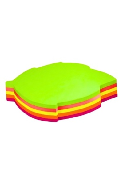 Office Cover Sticky notes SN4505F, 100 sheets, 75 x 75 mm, 5 neon colors, leaf shape