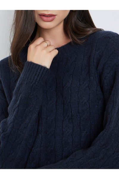 Styli Cable Knit Sweater and Knit Pants Co-Ords