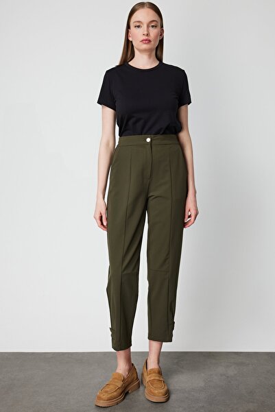 ON Dikiş Detaylı Paçası Düğmeli Pantolon