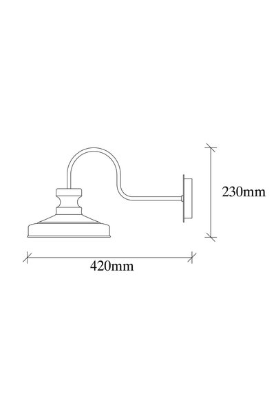 MOİRA Güllü Vintage Metal Plated Single Sconce Antique, Rustic Decorative Wall Lamp Gullu-182Vintage