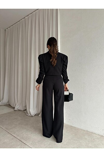 Mooi Butik Merset Suit 8687 - Black