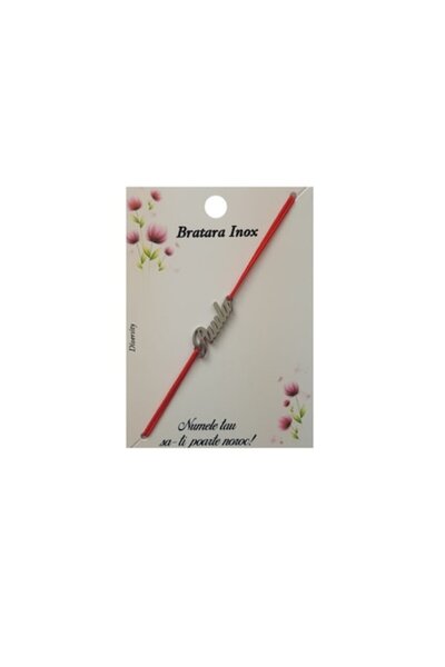 Cadouridiversity Brățăriță cu nume Paula, inox