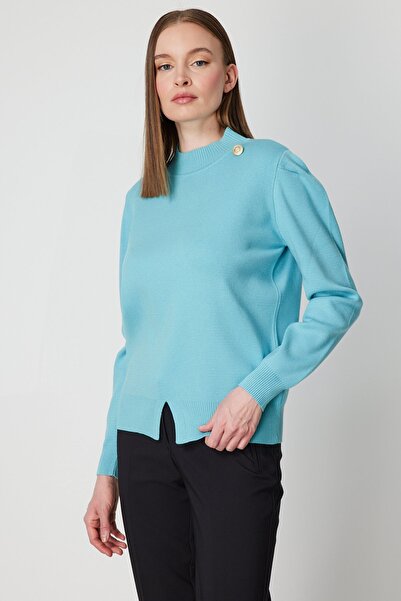 ON Turtleneck Button Detailed Sweater