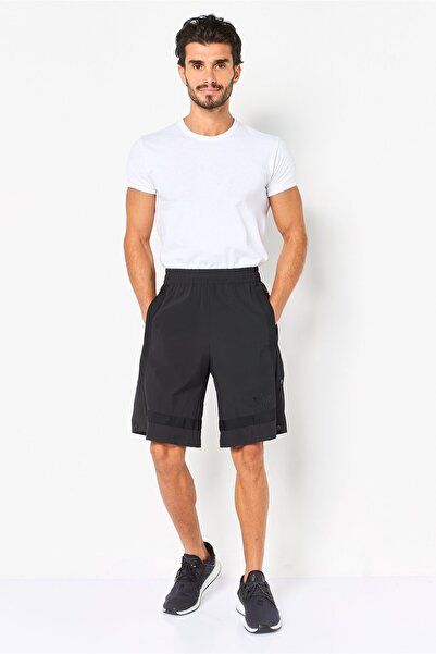 adidas Men Sportswear Fit Embroidered Logo Training Shorts, Black