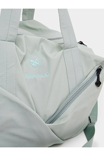 Styli Green Wrap Front Detail Duffel Bag