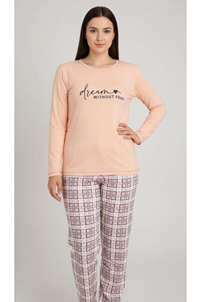 new ats Σετ γυναικεία βαμβακερά ρούχα ύπνου μεγάλου μεγέθους