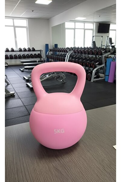 CKSpor 5 KG Soft Kettlebell – Yumuşak Tabanlı Metal Kumlu, Ses Yapmaz Darbeye...