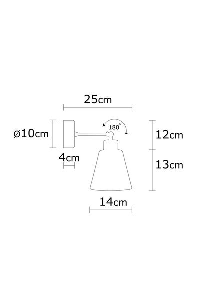 MOİRA Konikkem Movable Headboard Metal Plated Single Articulated Natural Wood Sconce Brown Konikkem-N-612